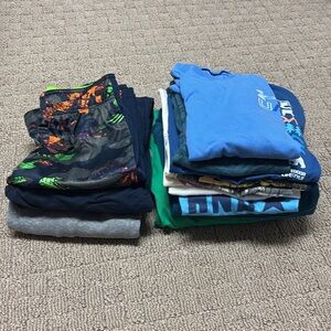 Boys lot size medium and 10/12